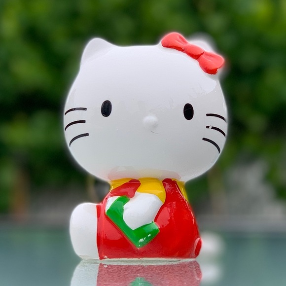 Hello Kitty 1976 Sanrio Retro Ceramic Small Coin Bank Figurine Made in Japan - Picture 1 of 8